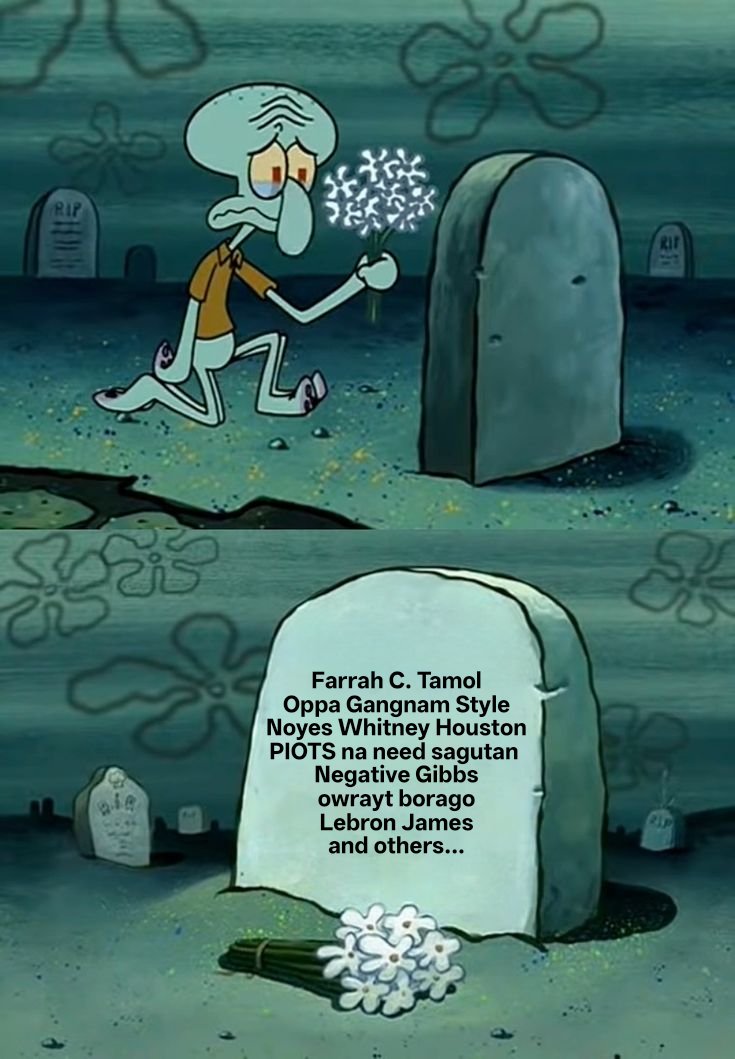 R1FAMPICIN's tweet photo. a moment of silence for these iconic names 🪽 it was fun while it lasted 🪦🥀🕊️ https://t.co/g6g4THzNd6