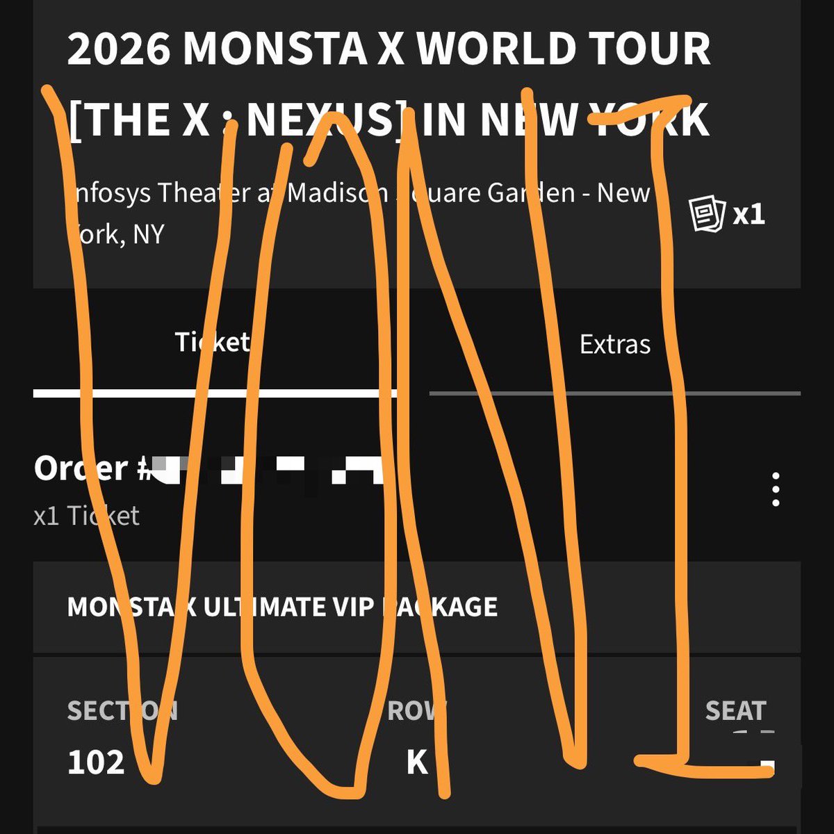 voninini_'s tweet photo. WTS Monsta X Ult VIP
New York - 102
Boston - 102 (I will be at the concert)
Rosemont - 103
All listed on website
DM for more proof/info
#MONSTAXย #๋ชฌ์คํ์์ค #MONSTAXTOUR #MONSTA_X ย #monstaxworldtour https://t.co/cBt9uAL0VS