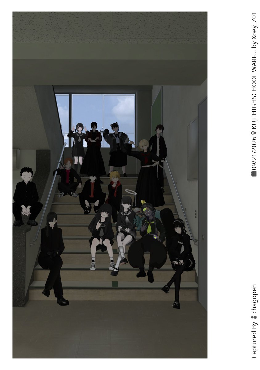__arcq_'s tweet photo. みんなと不良できて楽しかった‼︎
#KUJIHIGHSCHOOLWARFARE https://t.co/vQEZVL3cn4