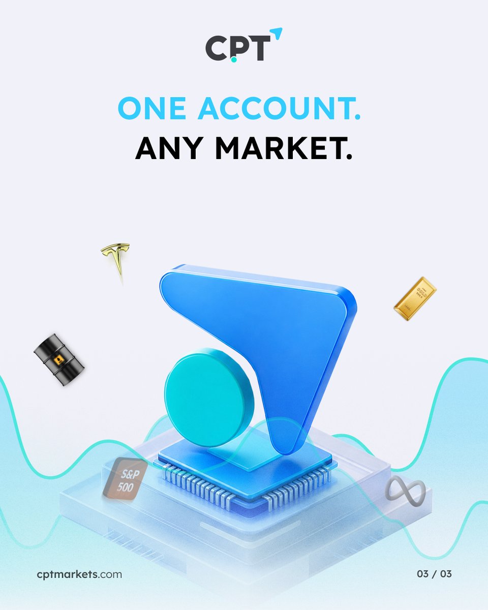 CPTMarkets_Intl's tweet photo. Your watchlist covers more than one market. Why shouldn’t your platform?

Currencies. Gold. Global indices. Stocks. Crypto.
Different markets can reveal different sides of the same global story.

One Account. Any Market.
Explore global markets with CPT Markets.

#CPTMarkets #GlobalMarkets #TradingStrategy