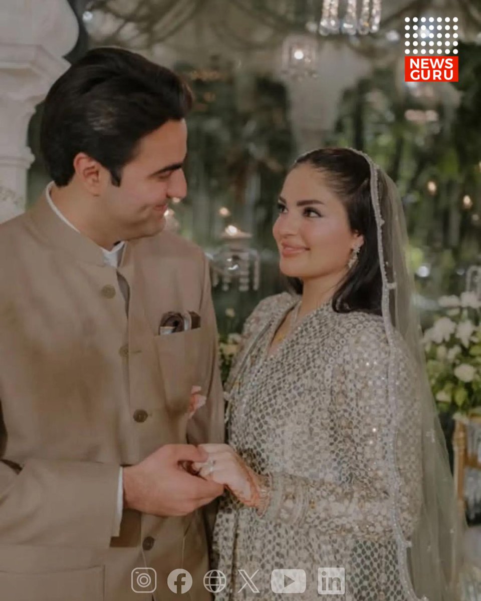 sofiasanchezuce's tweet photo. Punjab Chief Minister Maryam Nawaz’s daughter, Mahnoor Safdar, married Azaan Jabbar in a private nikah at Jati Umra. Close relatives and family friends attended, while her silver-grey and champagne bridal look and statement diamond necklace drew https://t.co/ZqJJiwiY89