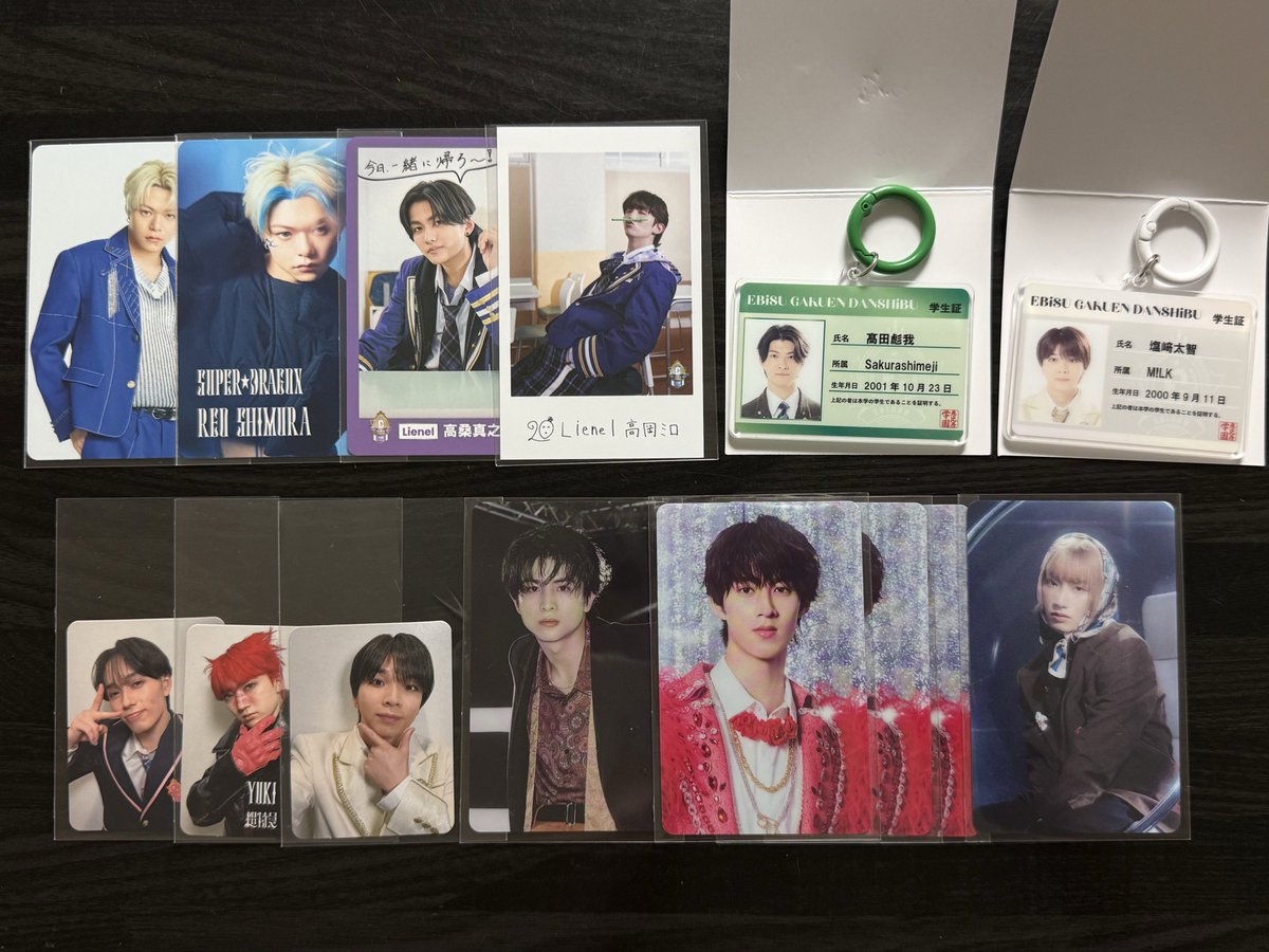 9vf7zm's tweet photo. EBiDAN THE LIVE 2026 15th Anniversary エビライ POP-UP ポップアップ マルイ Yes!東京 Y東 封入トレカ 交換 ミニフォト 隣の席

【譲】ユーキ、マサヒロ、ハル、塩﨑、曽野、志村、柴崎、髙田、高岡、高桑

【求】画像2 or 買取(学生証 塩﨑は不可)

現場手渡し(固定) > 都内手渡し https://t.co/GUaUfnt6C3
