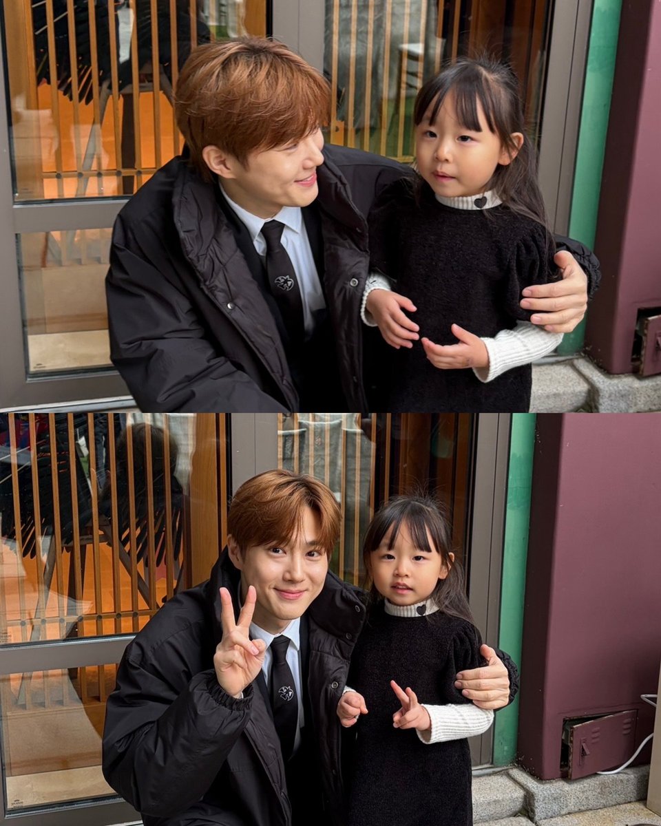 indiesh2o's tweet photo. unseen photos and video of suho from when he attended yonghun's friend's wedding last year! he's so cute with the little girl https://t.co/8b5bK612vJ