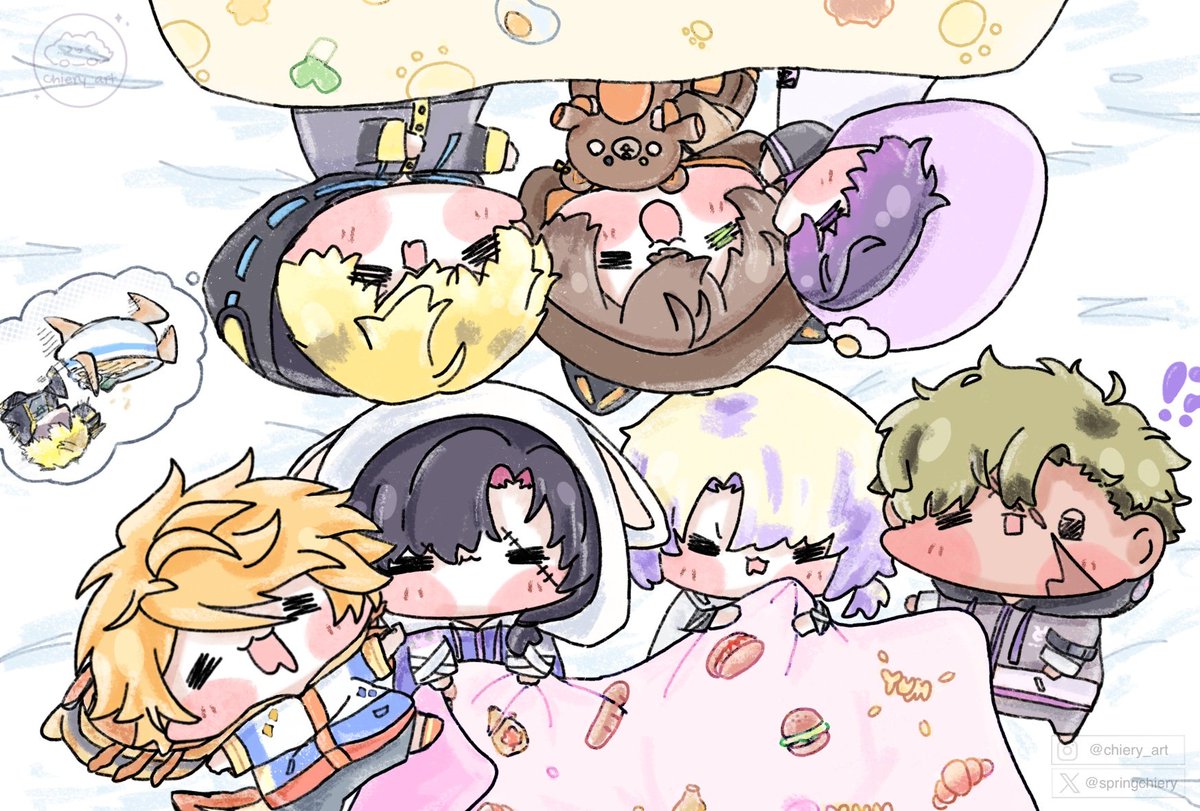 Springchiery's tweet photo. Sleep Time ( ᵕ̤ɜ)ᵕ̤ૢᴗᵕ̤ૢ )

#Briskart #AlbanKnoxArt #VioletAtelier
#YuDrawWilson #zalillust #Vantalism #PICLAWSSO https://t.co/GDRLSqmUIk
