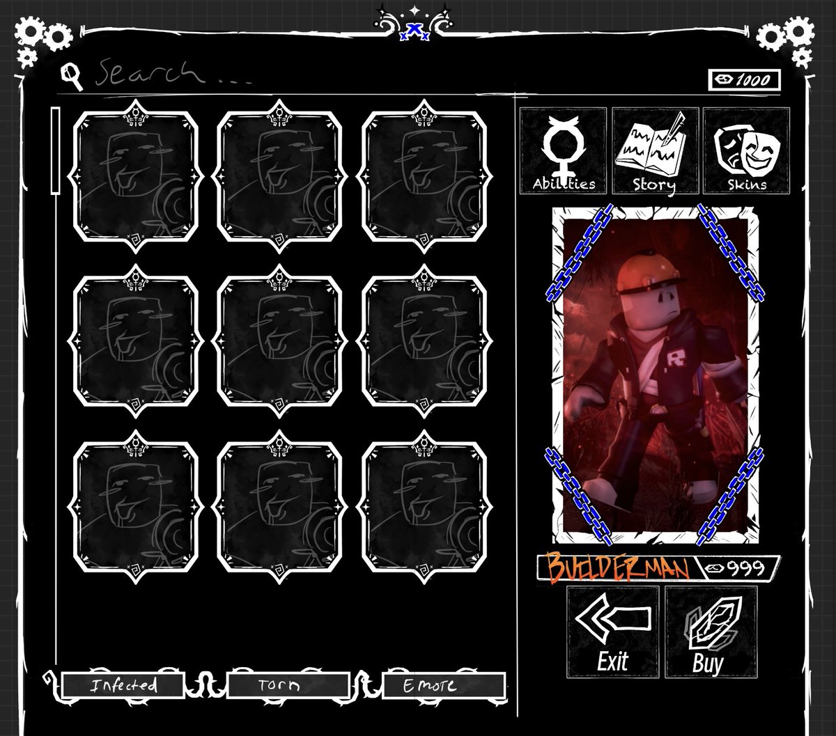 RealAeterna's tweet photo. A dev log was recently posted in the discord server so Im going to post it here aswell!

The first image is a spectate ui! The second image is the in-game ui! Third image is mobile ui which will be fully customizable! The fourth image is inventory ui! https://t.co/Qt4tYJl14f