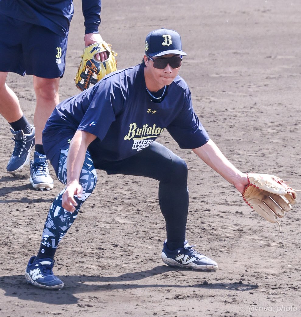 mu_hayateeshi's tweet photo. 暑いけど元気に動きまわってた☀️

#廣岡大志 #Bs2026
@SGLスタジアム尼崎 2026.09.22 https://t.co/8cvYaXs9eM