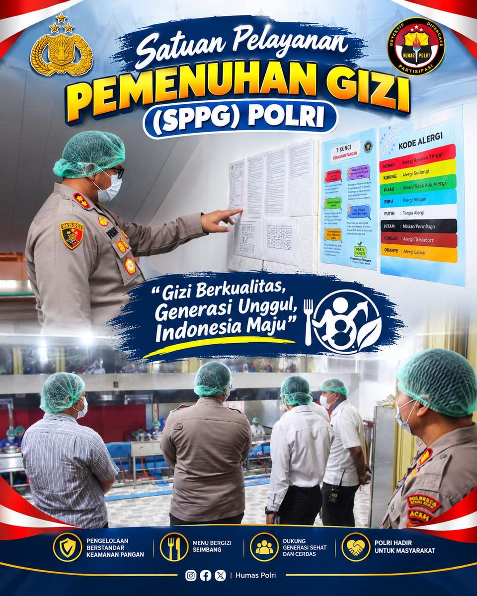 polresta_bna's tweet photo. Wakapolresta Banda Aceh Cek SPPG Polri, Pastikan Mutu Makanan dan SOP Optimal.

@listyosigitprabowo
@divisihumaspolri
@spripim.polri
@spripimpoldaaceh
@ruddi.96
@bidhumaspoldaaceh
@humaspolrestabna
@polisi_peduli
@polisi_indonesia
#poldaaceh
#spripimpolri
#spripimpoldaaceh https://t.co/ExVwll3Mwb