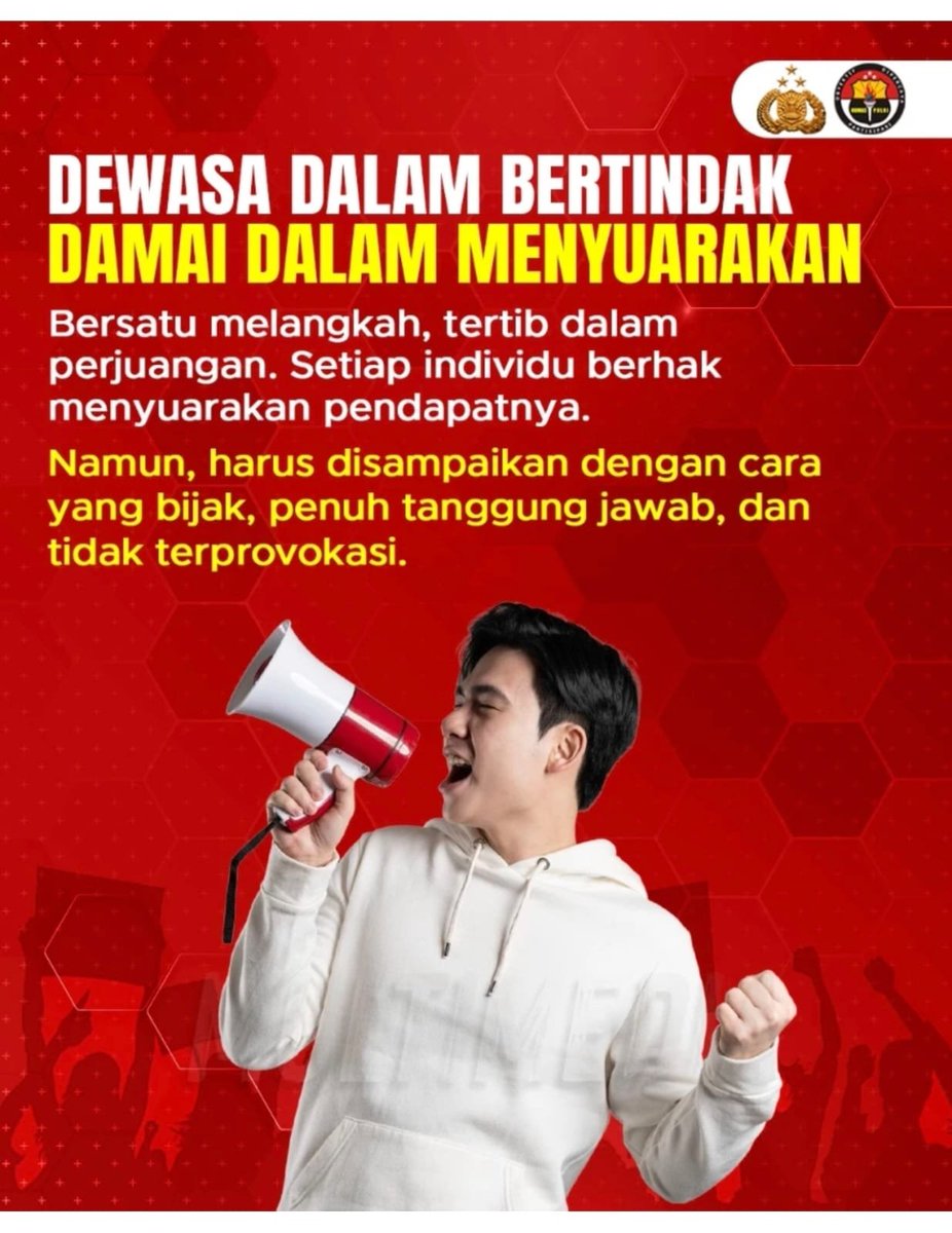 Mr_Linggom's tweet photo. Keamanan dimulai dari lingkungan terdekat, keluarga, tempat tinggal, lingkungan kerja, kampus, sekolah, komunitas hingga ruang digital. Saling peduli &amp; saling menjaga adalah langkah sederhana untuk menciptakan rasa aman bersama. #BijakMenyaringInformasi Bersama Jaga Indonesia https://t.co/X8ErHkyUAg