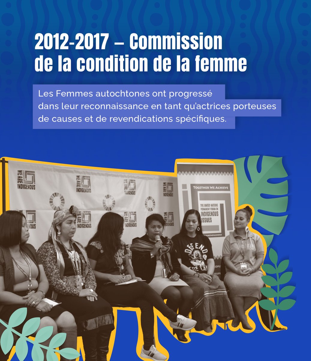 IIWF's tweet photo. 🌿 Les avancées internationales ne sont pas des concessions isolées. Elles sont le résultat d’années d’organisation, de production de données probantes, de propositions collectives et de plaidoyer mené par les Femmes autochtones.

📜 La Convention no 169 de l’OIT, la Déclaration des Nations Unies sur les droits des Peuples autochtones, les résolutions de la Commission de la condition de la femme et la Recommandation générale no 39 de la CEDEF ont charpenté une architecture internationale des droits.

✊🏽 Ces instruments reconnaissent que les Femmes et les Filles autochtones font face à des formes intersectionnelles de discrimination, mais aussi qu’elles sont titulaires de droits, productrices de connaissances et actrices fondamentales.

🌺 La proclamation du 5 septembre s’inscrit dans ce parcours normatif. Toutefois, la reconnaissance symbolique ne suffit pas.

📣 L’engagement international doit se refléter dans des politiques publiques, des budgets, des données désagrégées, une participation effective et le respect des droits individuels et collectifs des Femmes et des Filles autochtones.

Des normes à l’action. De la reconnaissance à la garantie des droits. 🌎✨

#JournéeInternationaleFemmesAutochtones #FemmesAutochtonesLeaders #FemmesAutochtones #RG39