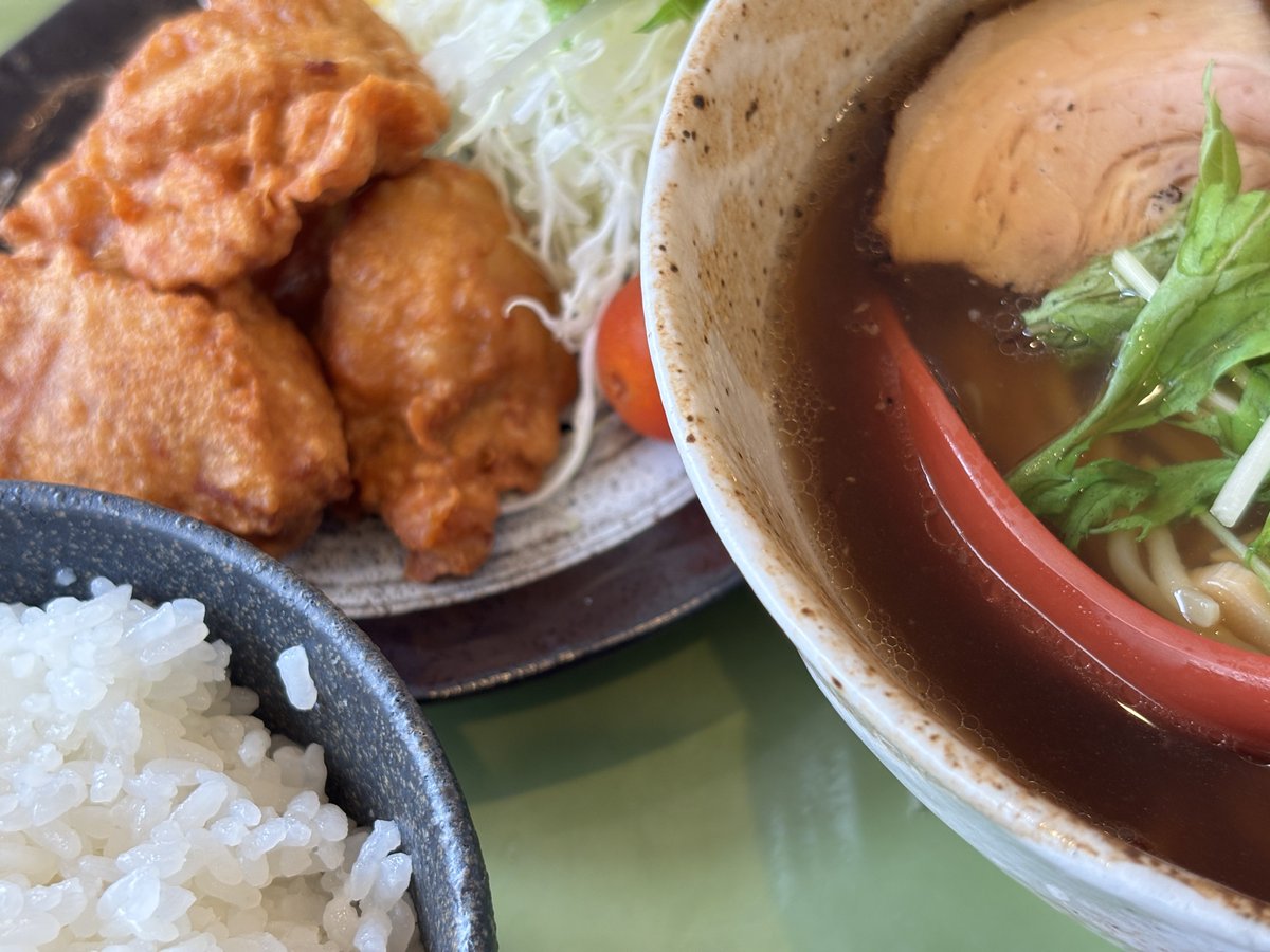 OreGaNinjaX's tweet photo. 大多喜町　吉一さん
自分は正油ラーメンセット😋 https://t.co/REJsTut56B