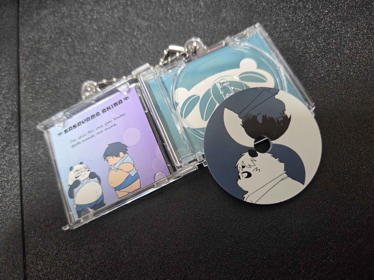 sasayama_akira's tweet photo. ブースト・けもケットに出したグッズ
CDキーホルダー、おでかけアクキー2種BOOTHに登録しました。
https://t.co/Nm3XachXCy https://t.co/Ako54l2SsT