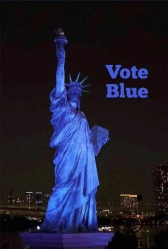 time4kind's tweet photo. ⭑                                 #DemsDeliver
⭑                                      🩵🌊🩵
⭑             I send my #BlueMailBallot by Oct 10. https://t.co/fvRD7FimUd