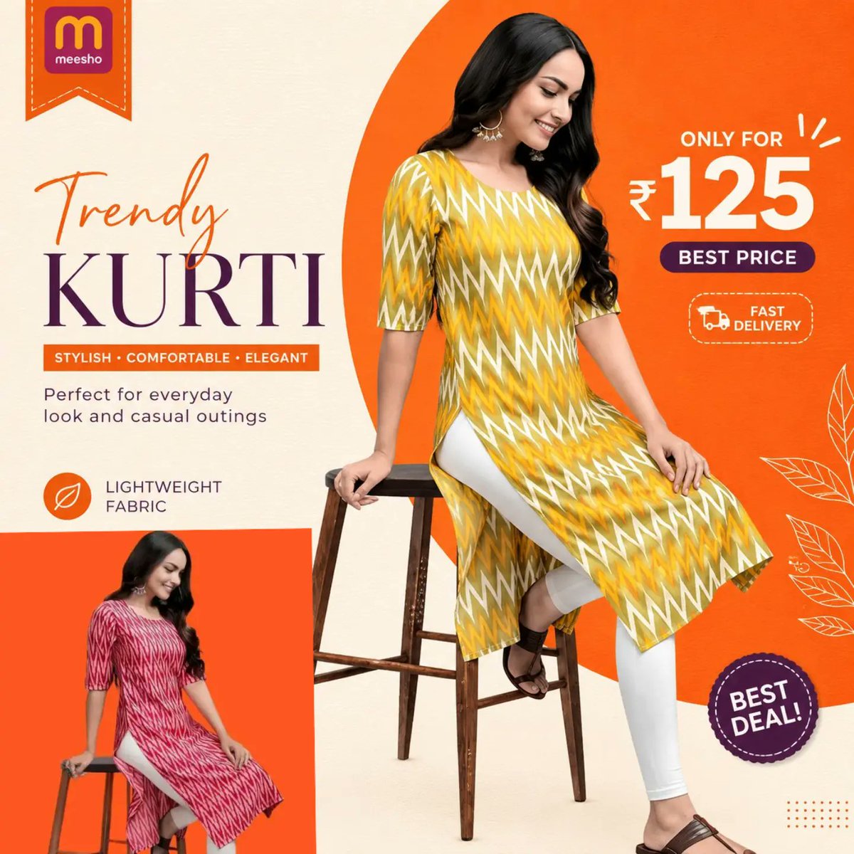 Stuglasgow's tweet photo. Follow and comment “Link” to get the trendy Kurti. @meeshoapp https://t.co/YDLEjCHqQK