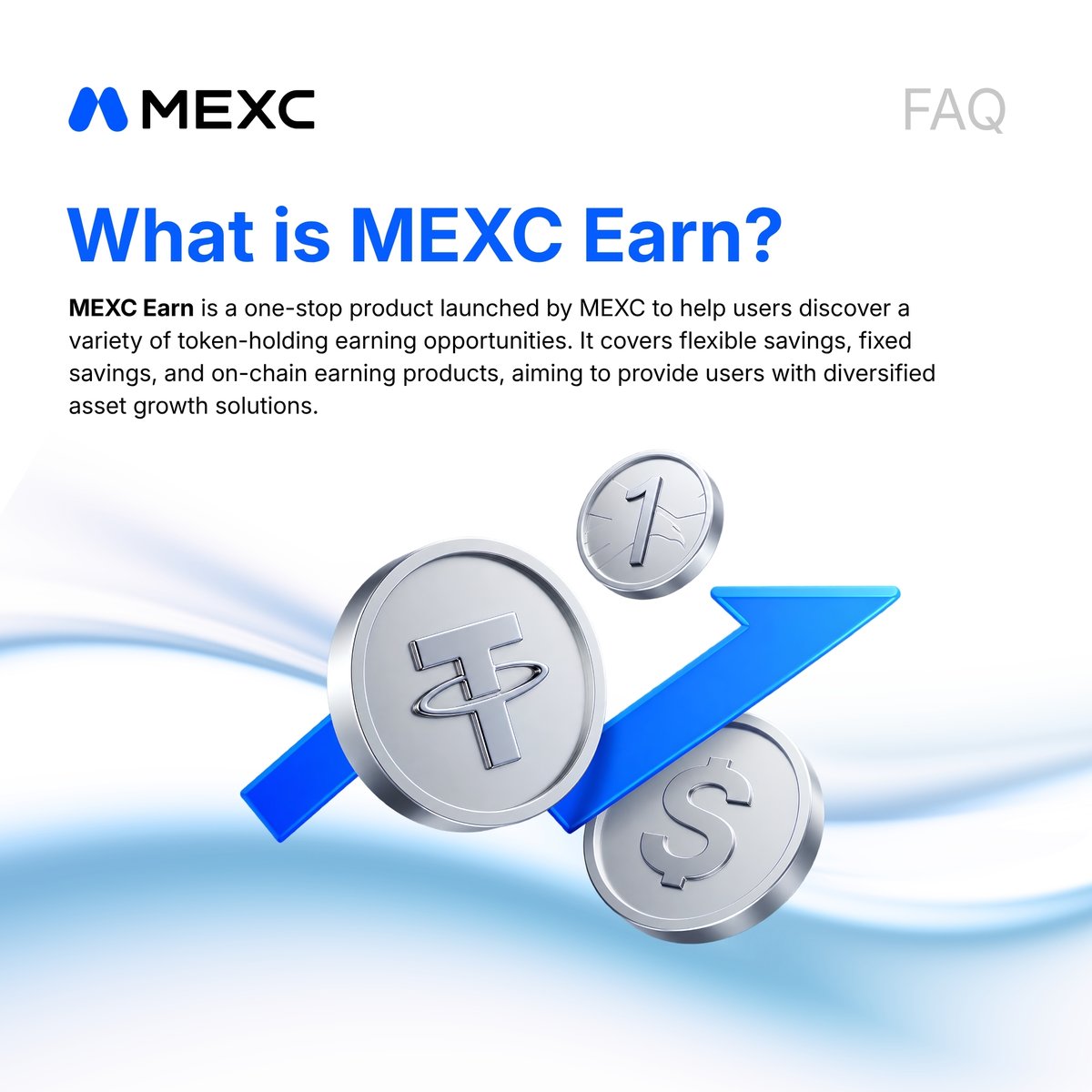 Pancake_MEXC's tweet photo. What is MEXC Earn?
A one-stop destination to explore crypto earning opportunities based on your strategy.
โ Flexible Savings
โ Fixed Savings
โ On-Chain Earn
Explore more ways to earn with your digital assets on MEXC Earn.
#MEXC #MEXCEarn #CryptoEarn #CryptoSavings #DigitalAssets