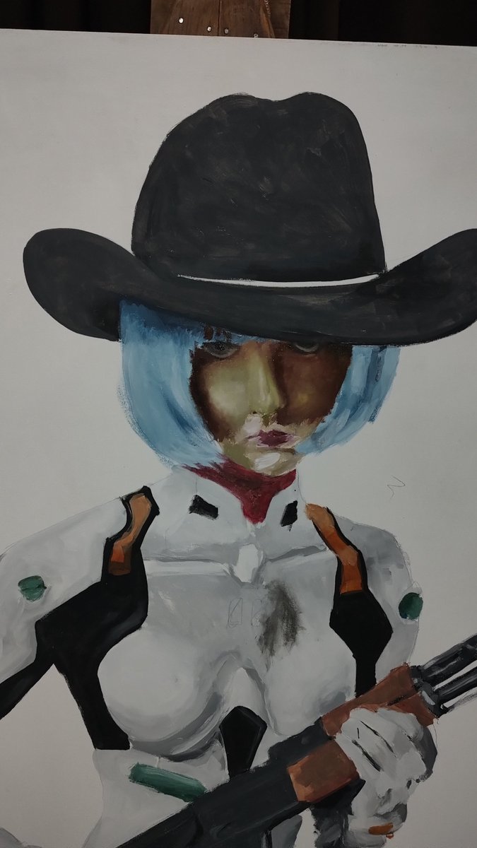 AlfredoSc__'s tweet photo. Oil painting in progress https://t.co/u4amZySitX