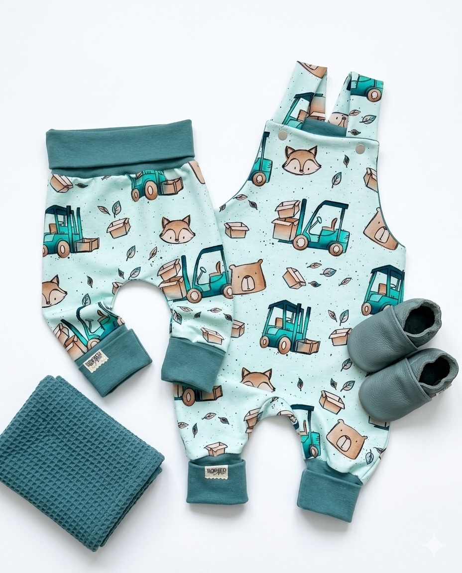 brunoesali's tweet photo. Partnerlook mit Papa zum Motto Baustelle und Stapler: Mitwachshosen in Gr. 62 bis 116. Bei Interesse gerne melden. Werbung. Outfits von @romeoandnoir, Stoffdesign von @katzengold_designs https://t.co/TsEM1HMmix