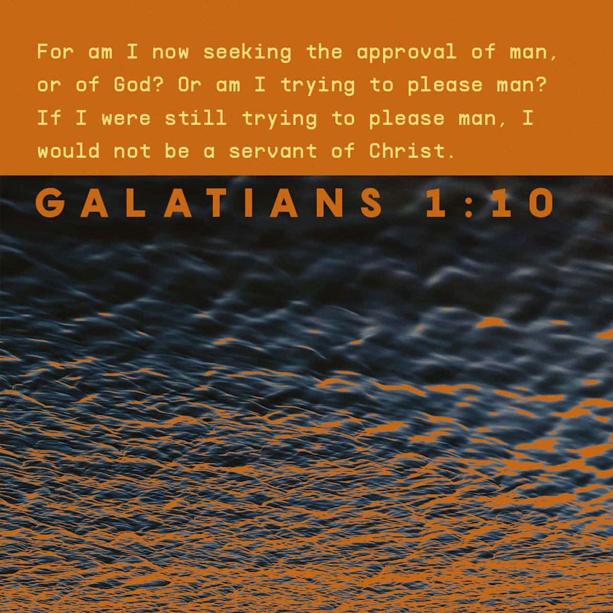 YouVersion's tweet photo. Galatians 1:10

Read today's verse in the Bible App! https://t.co/dTm8a9u88D https://t.co/sbnikQohLh