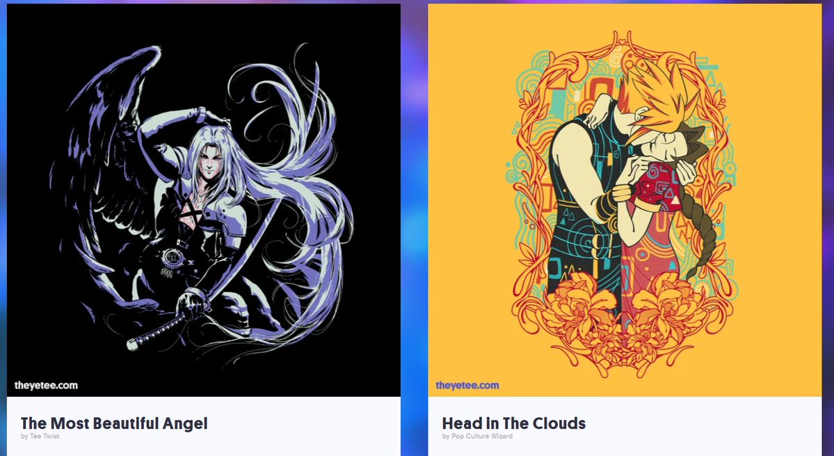 Wario64's tweet photo. Final Fantasy apparel at The Yetee (available for 24 hours) https://t.co/cm1DfHVFFo #ad https://t.co/UXoroQCG2g