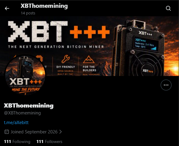 BitcoinMaxxxxxi's tweet photo. #XBT Do NOT trust this guy @XBThomemining. He blocked everyone kicked them from his Telegram after taking their money. https://t.co/3nTSv9yyRE