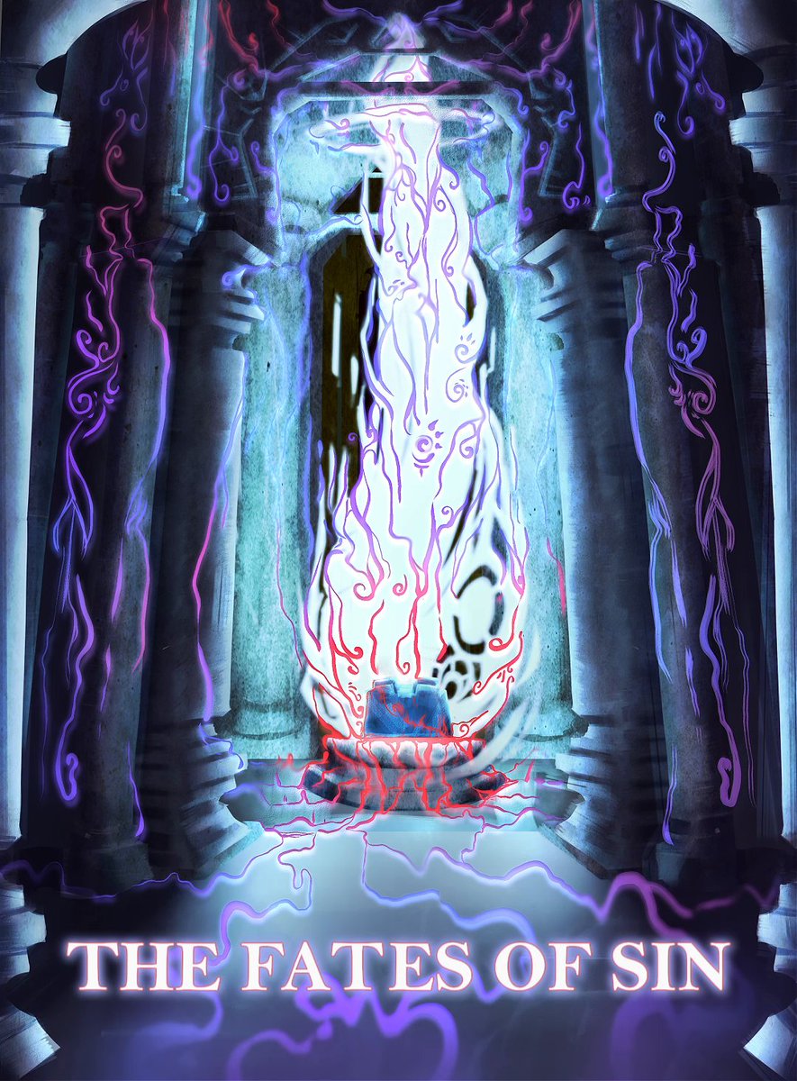 RealAeterna's tweet photo. After some long waiting and work trying to release the pre-split Robloxia lore, next up will be the post-split Robloxia lore. They will be through illustrations and text!  But you might be asking, what is The Fates of Sin? What does the illustration mean? (🧵) https://t.co/mlWh8RLZ0T
