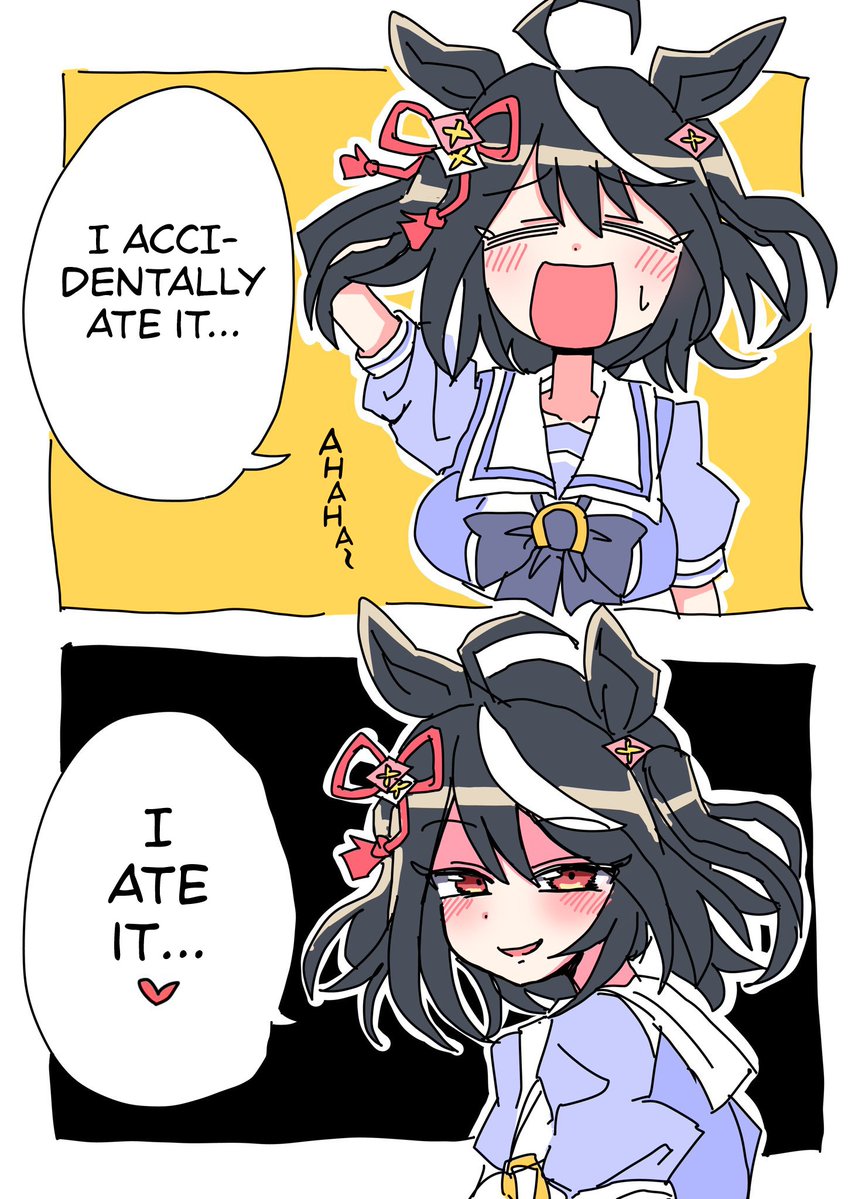 cewcowr's tweet photo. TL EN
art by @AsapiOOOO 

nothing just an inchident
#umamusumeㅤ https://t.co/CmSRLbLU8A
