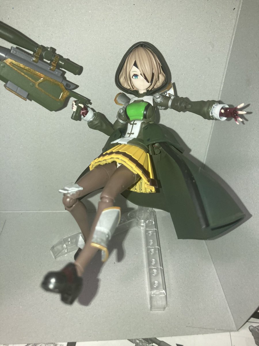 Hollis_if's tweet photo. 30msベースで戦国乙女のヤマカン、完成！
立体化されてないキャラをそ��っぽい形でも立体化して手元に置いておけるのは、やっぱ��ラモの良いところ https://t.co/uwiLbYmfNA
