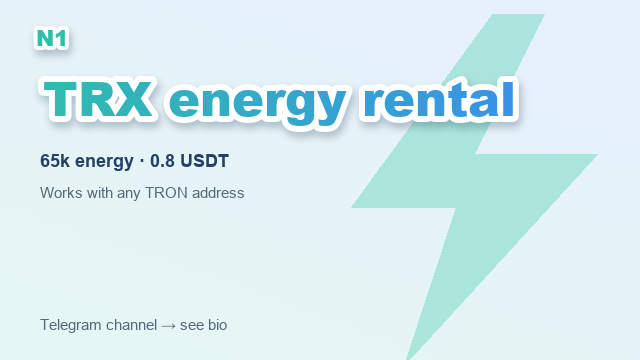 brandieGrenl5's tweet photo. Out of TRX and can't move your USDT? Fix it in one minute.
TRX energy rental fixes that.
• Same price whatever TRX does
• 65k energy → 0.8 USDT flat
Search n1_notice on Telegram
#Stablecoin #CheapTransfer https://t.co/et4LBio7HG