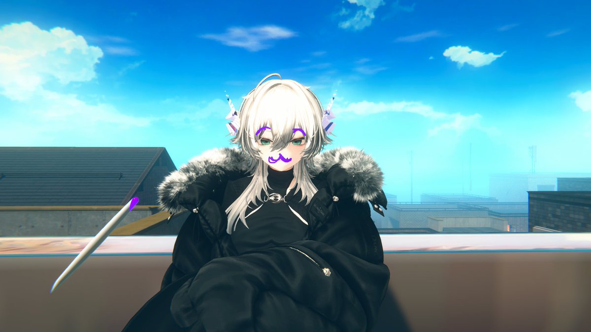 toramaru222_vrc's tweet photo. みんなおはよ～！☀️
今日は昔からのネッ友とBBQに行ってくるよ～！いっぱいお肉食べてきます！！
今日の写真は昨日放置している間にお兄ちゃんに落書きされてたとこの写真！落書きの一部始終ちゃんと見てたからね！かわいい落書きでにっこり！ https://t.co/3NaF7AUJ39