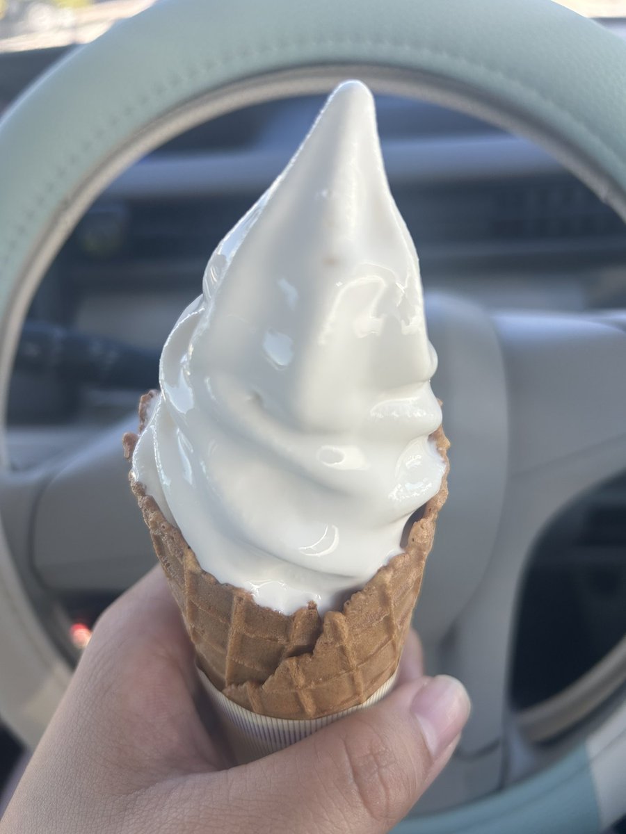 fre_dog's tweet photo. 寂しくて泣きながら、SAでアイス食ってるやつ https://t.co/nKUxVwXMsJ