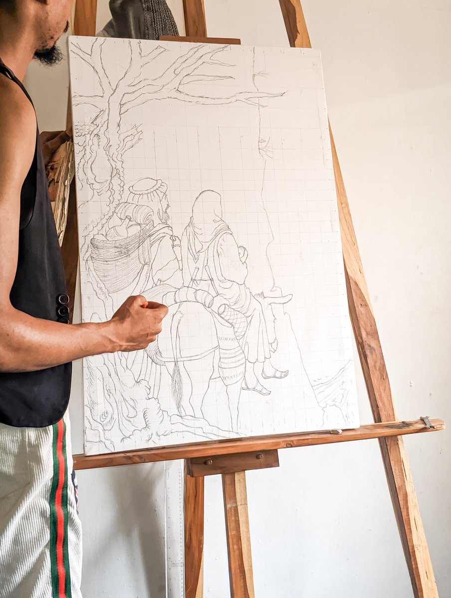 optimist__art's tweet photo. No good art without a good drawing. 🎨🧡 https://t.co/QCFvkjOvLc