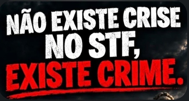 profluiz_angelo's tweet photo. @CuscoB222 Nao existe crise no stf, existe Crime! https://t.co/vqoNsy4qy9