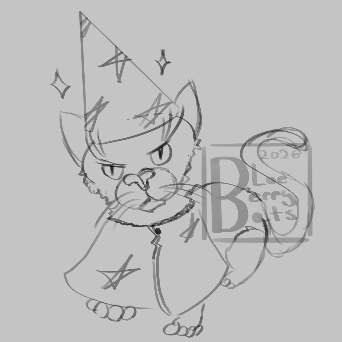 Blueberrybats's tweet photo. Daily doodle 51
Wizard kitty will make potion for you, fee of 1 dabloon.
#Dailydoodles #Art #cat #wizard https://t.co/p1YO84oS85