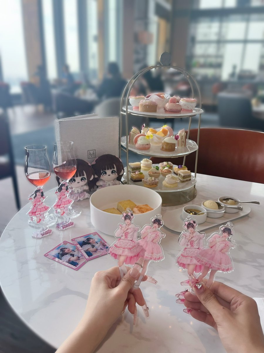 kawaiimyuun's tweet photo. みゅうちゃん連れてアフヌン行ったよかわいかった🩷🎀
#みゅうがまもる https://t.co/PpCtUVSxt8