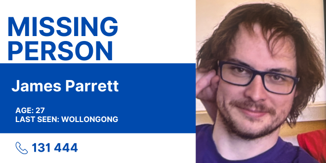 ACTPolicing's tweet photo. ACT Policing is continuing to seek public assistance to locate missing 27-year-old man James Parrett as well as his red Kia Rio hatchback, as concerns increase about his welfare.

More: https://t.co/PLd6I61dDW https://t.co/iZdTsU2JSr