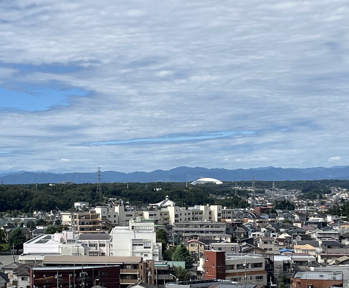 neo_asakin's tweet photo. おはよーございます。遠くにベルーナドーム https://t.co/1zXvG6O9F6