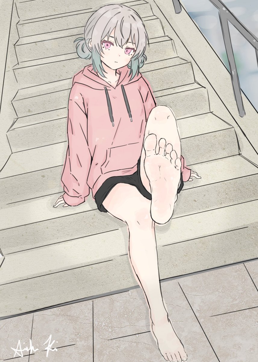 aishikichu's tweet photo. @BaguetteCh asked me what to draw and I said “It needs feet.” Manta would love it so much😈, so we both drew her feet 🦶💀
#MantArt https://t.co/Gj0dXELZxB