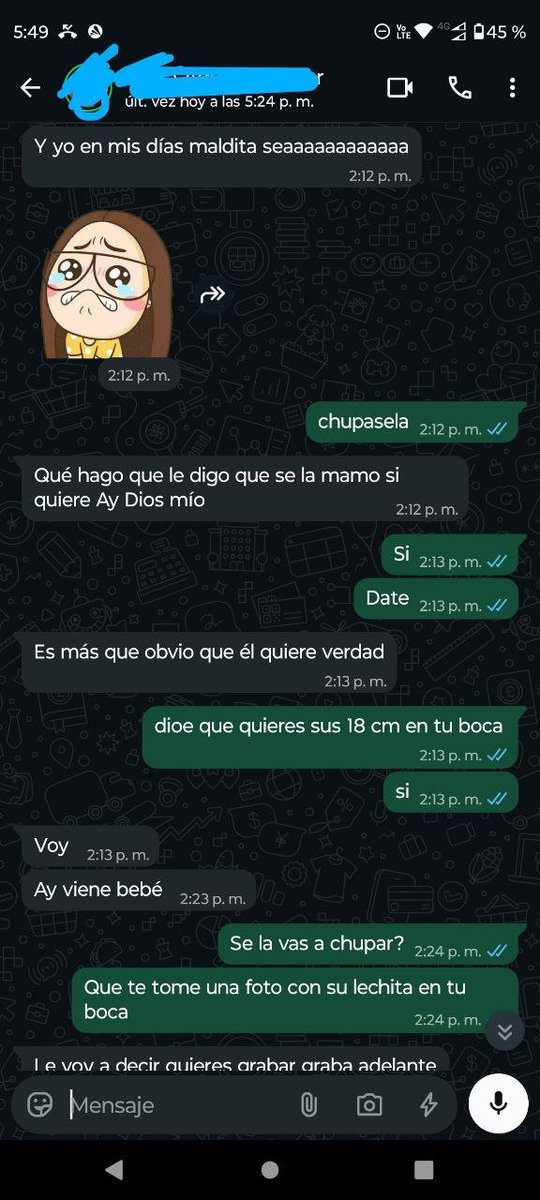 cuckoldmensaje2's tweet photo. Ella estaba en sus días 🩸y LE SACÓ LA LECHITA A OTRO MACHO USANDO SU BOCA 🍆🍼👅 https://t.co/ERqsOPVPvd