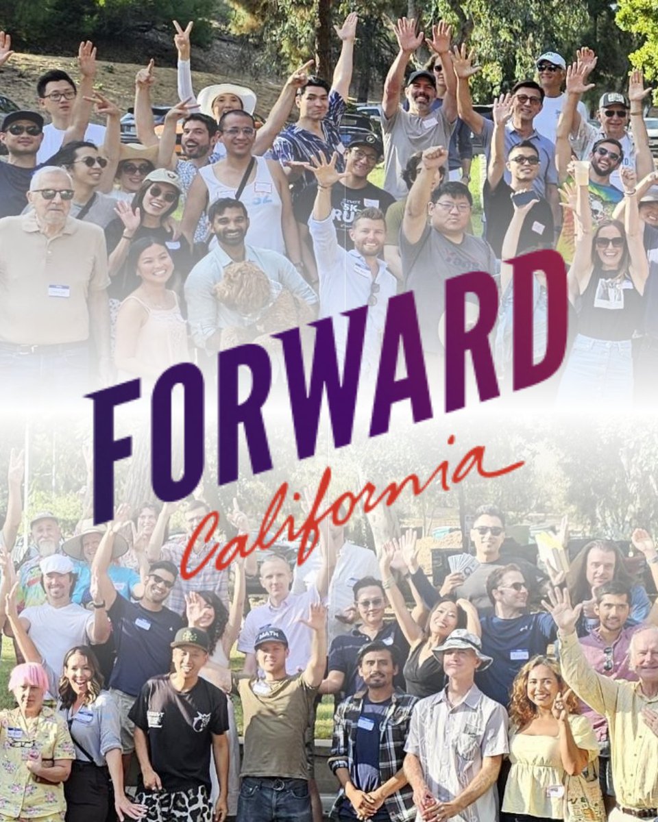 FWD_CA's tweet photo. Big things are coming to Forward Party California!
In the next couple of weeks, we're launching a new home for our community. That means real voting power, chapter organizing, and a direct line to the people shaping this movement.
Stay tuned.
#forwardtogether #ForwardParty https://t.co/BEnrMjSXtb