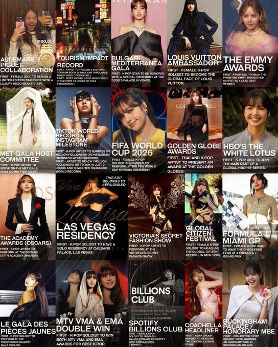 altreputation's tweet photo. meanwhile lisa after leaving YG: https://t.co/ALNfIZGqkO