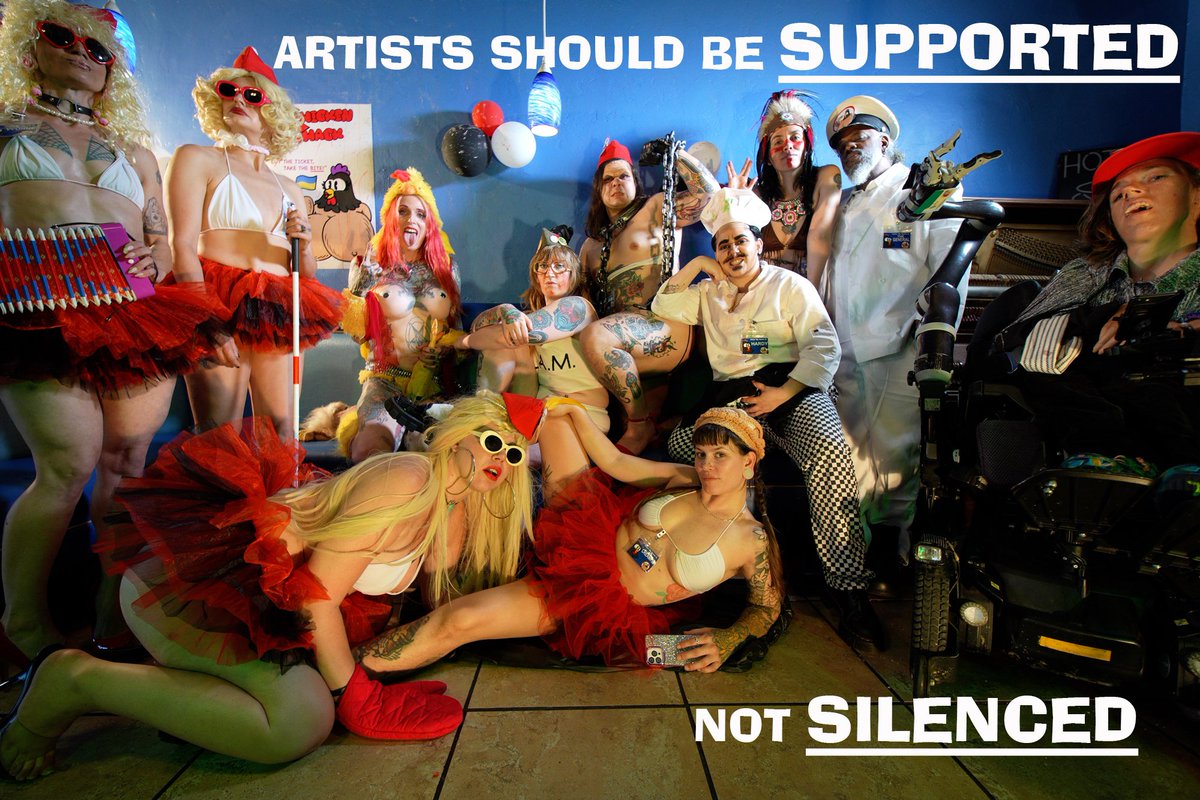 mercedesthemuse's tweet photo. ART SHOULD BE SEEN
NOT SHELVED
TELL @lloydkaufman &amp; @Troma_Team to #releasepoultrygeist2 
Tag em, share, LET YOUR VOICE BE HEARD 
https://t.co/QR6MOl7LIH https://t.co/vrA9J8ylrP