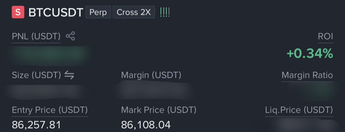 DrProfitCrypto's tweet photo. I’m shorting #Bitcoin with big size

$86,200 is my entry / x2 leverage

All Spot positions remain fully open

Profits from this trade, will buy more

Hammer it down, NOW ! https://t.co/CjD3HUyERN
