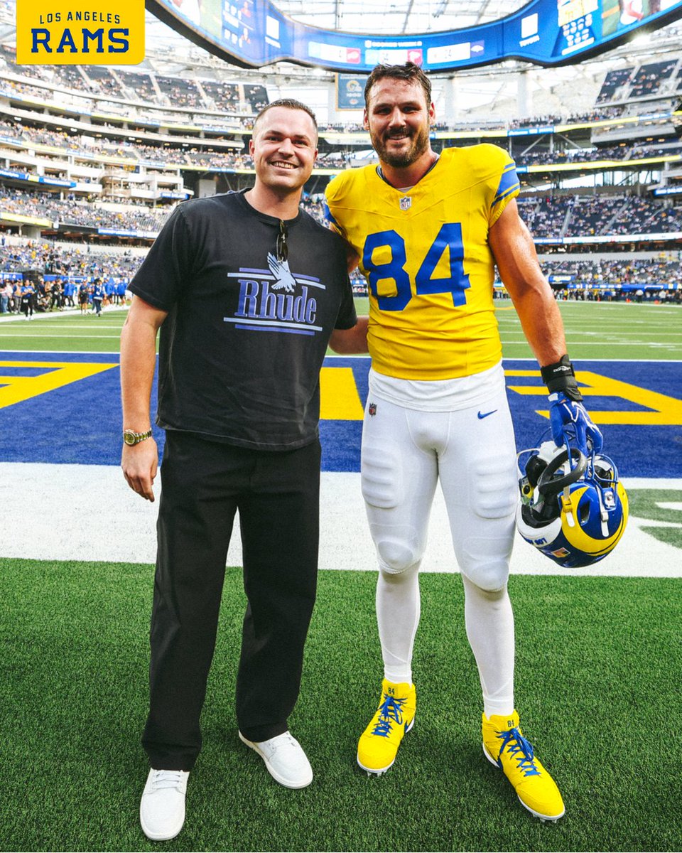 RamsNFL's tweet photo. .@TarikSkubal in the house! 🏈⚾️ https://t.co/SwOEAqwxAs