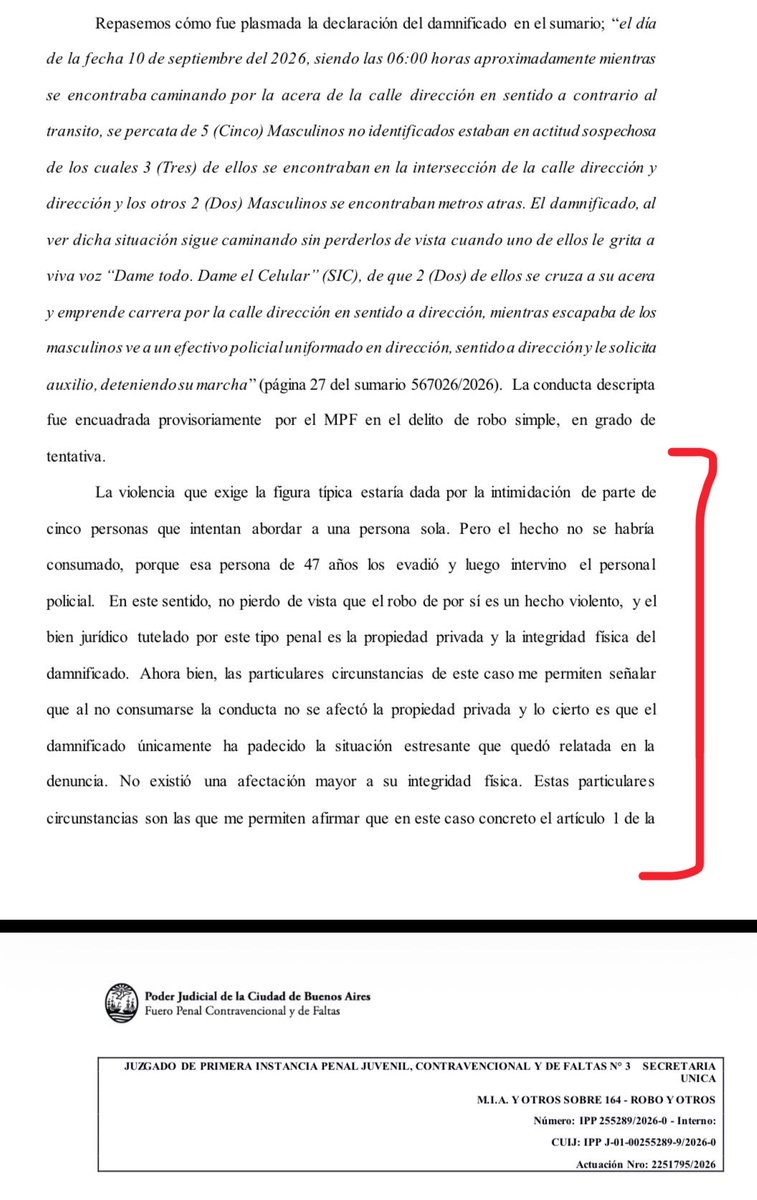 DiegoCarbone72's tweet photo. “Situación estresante”. El argumento de una jueza porteña para liberar a un delincuente

Más que garantismo, esto es activismo político. Se discuten privilegios y garantías a delincuentes, pero nadie habla de la víctima

La Nación ya avanzó. En la Ciudad, aún miran para otro lado https://t.co/gcemrpfBD0