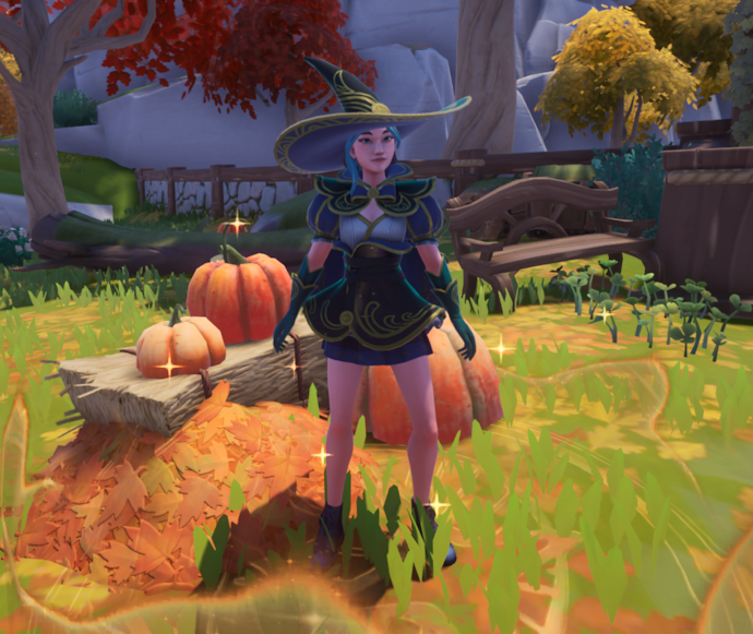 ASAZEi_art's tweet photo. i got so excited that i couldn't wait until October to change into a festive outfit! even the glider is fitting for the spooky season! 🎃 https://t.co/shdWgnaD4H