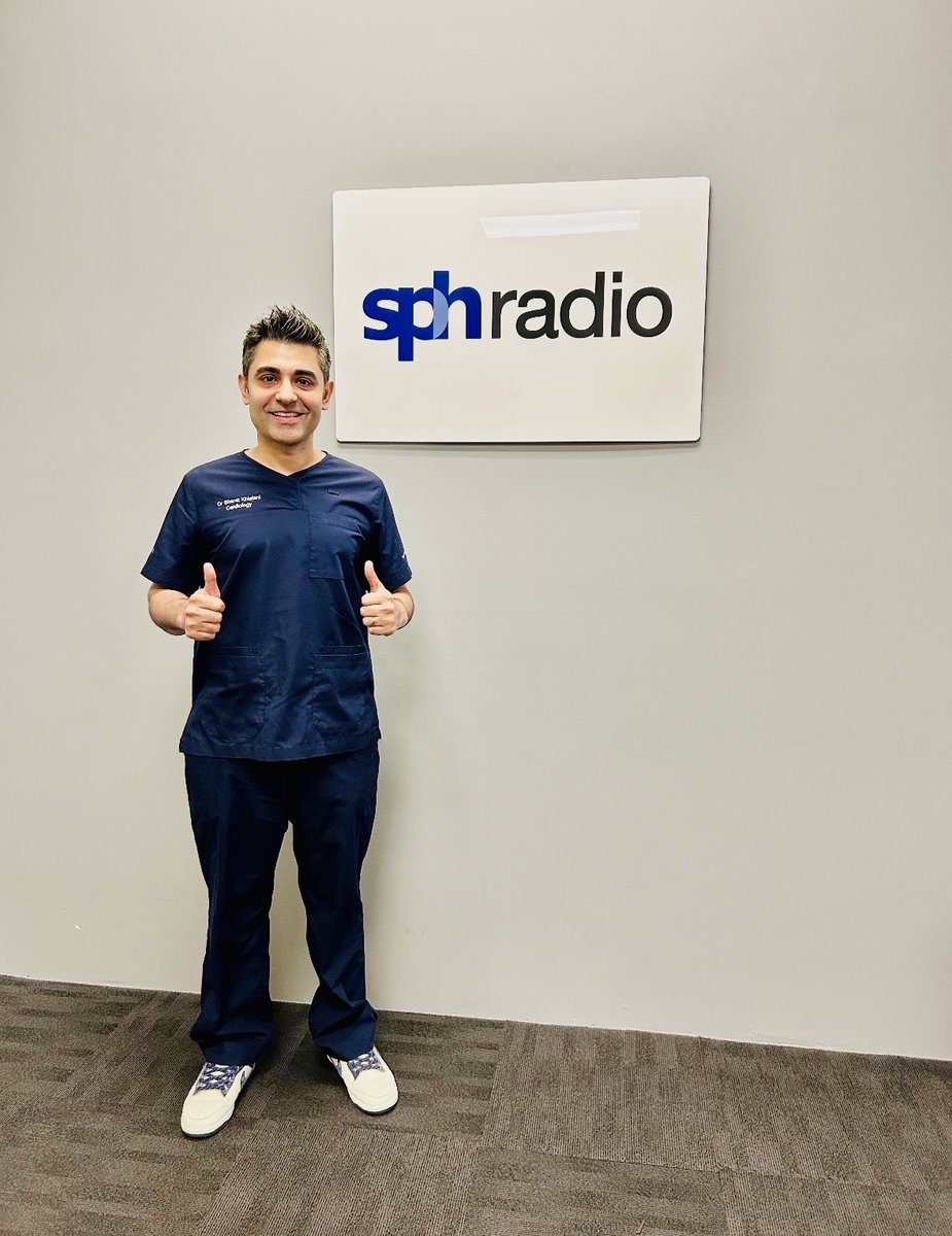 drbkhia's tweet photo. Great conversation with Michelle Martin on MoneyFM 89.3 about something we often overlook: fitness ≠ cardiovascular health.

https://t.co/Cxgm1y12sw

Train hard. Train smart. Know your heart. ❤️

#Cardiology #HeartHealth #HYROX #Marathon #SportsCardiology #NHGHealth #TTSH https://t.co/tf8pwSG2Bh