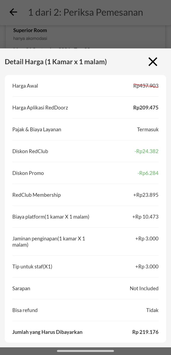 redred_syff's tweet photo. In this economy hotel dari 400 ribuan jadi 200 ribuan ajaaa???!!!🤩🥹☝🏻 https://t.co/tI1HE0HHPY