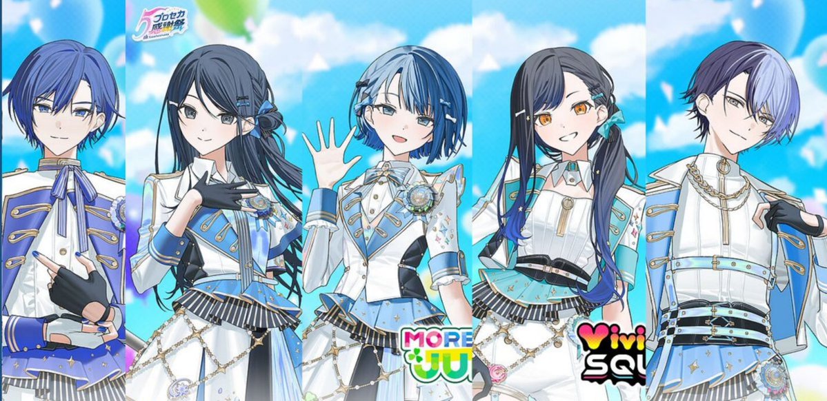 team_bluez's tweet photo. PROSEKA 5th Anniversary Thanks Festival 
illust by Kaoruko https://t.co/Oaw0UDYMWP