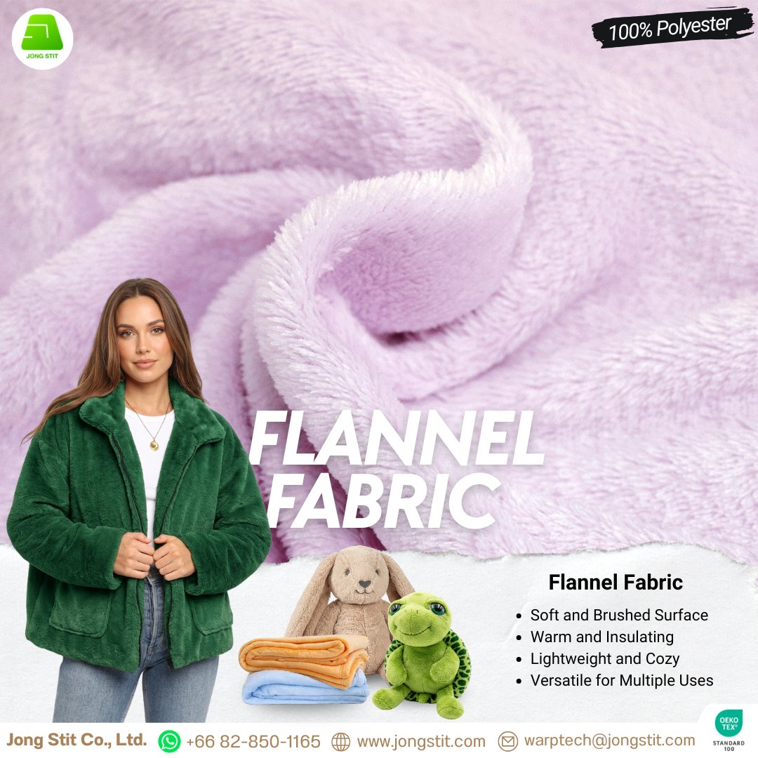 Jong_Stit's tweet photo. We make high quality faux fur fabric at, Jong Stit. Check out our Flannel fabric collection, and create your own unique product now!

DM for sample!  
📞+(66) 82 850 1165  
🌐https://t.co/TV4ZBcwJ0S 

#SherpaFabric #Winter https://t.co/VLnhDeqJgM
