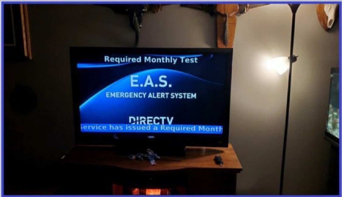 BarronTruthX's tweet photo. EBS EMERGENCY BROADCAST SYSTEM STARTED ACROSS CALIFORNIA

W.H.F. https://t.co/6t2tyFrCYm