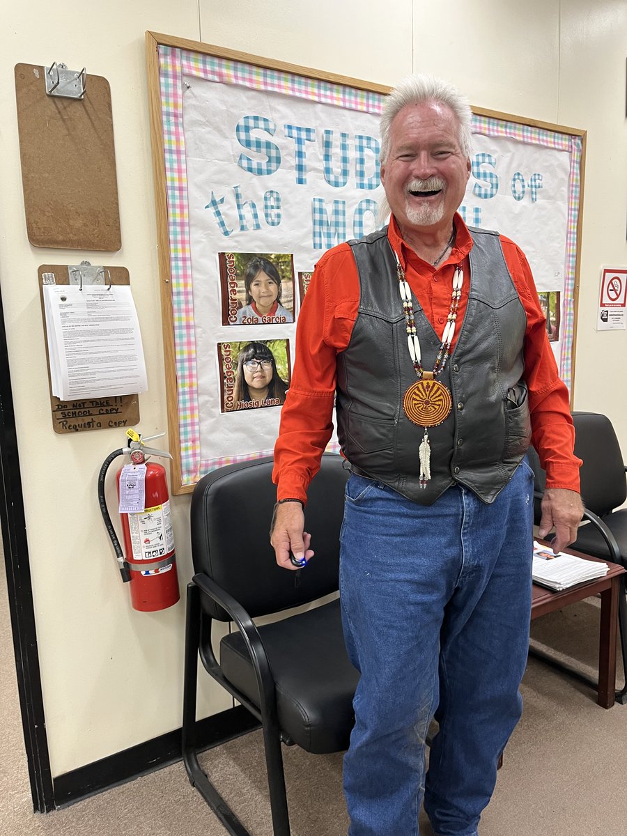 Rafterp7's tweet photo. It’s Native American Spirit week. Today was “Show off your medallion” day! 😎😎🥰🥰 https://t.co/0ZyzDbQ6y1